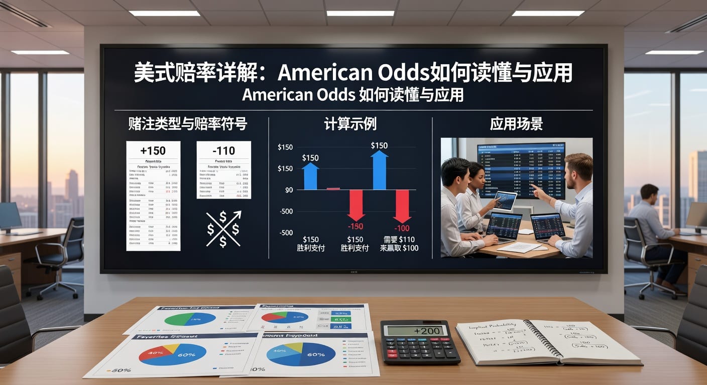 美式赔率 american odds 详解：换算、盈亏与实战读法