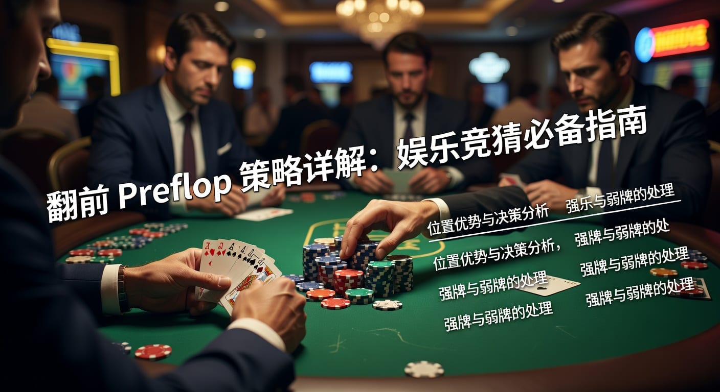 翻前 preflop：2026年底池前决策与范围判断