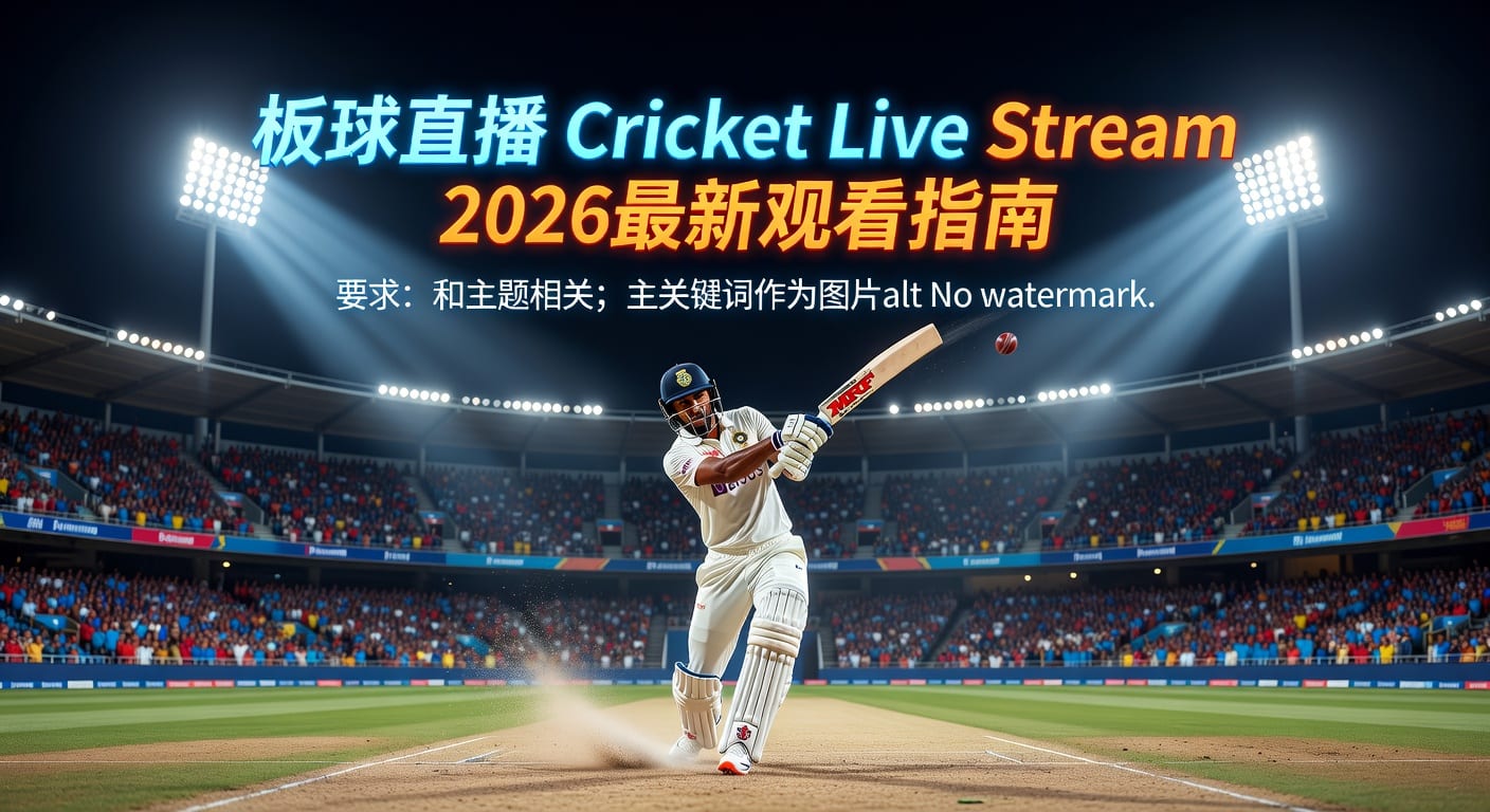 板球直播 Cricket Live Stream：2026年观看体验指南